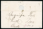 Stamp of Great Britain » British Post Offices Abroad » Peru 1872 (Nov 10) Entire from Arequipa to the USA with 6d chestnut pl.11