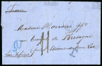 Stamp of Nigerias » Niger Coast Protectorate 1876 (Jul 12) entire letter from a French explorer datedlined "Opobo", sent to France unpaid