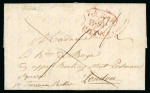 Stamp of Great Britain » British Post Offices Abroad Martinique: 1813 entire dateline "St. Pierre M/que"