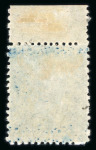 Stamp of St. Vincent 1862-68 no wmk 4d blue perf.11 to 12 1/2, two mint examples