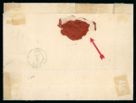 Stamp of Romania » 1858 (1st Nov.) - 1861 Moldavia - Handstruck at Jassy - Imperforate 80 Parale brick red on white paper, in combination