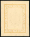Stamp of Great Britain » 1839 Treasury Competition Charles Whiting: An embossed sample produced by the Congreve process, printed in buff and with decorative frame