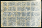 Stamp of Romania » United Principalities 1862-1864 30 Parale blue on transparent white wove paper, complete