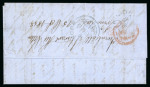 Stamp of Trinidad and Tobago » Trinidad 1853 (Oct 27) Prices current entire to Scotland with 1852-60 lithographed (1d) blue on yellowish paper