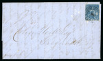 Stamp of Trinidad and Tobago » Trinidad 1853 (Oct 27) Prices current entire to Scotland with 1852-60 lithographed (1d) blue on yellowish paper