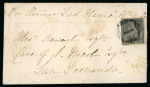Stamp of Trinidad and Tobago » Trinidad 1854, two covers and a front sent internally