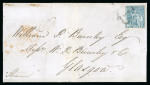Stamp of Trinidad and Tobago » Trinidad 1855 (Apr 10) wrapper to Scotland with 1852-60 lithographed