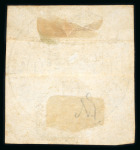 Stamp of Brazil » 1844-46 Slanting Figures 1846, 180r black, used on piece at Santos