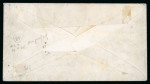 Stamp of Trinidad and Tobago » Trinidad 1851-55 (1d) plate proof in carmine on wove paper in mint top right marginal block of four