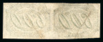 Stamp of Brazil » 1844-46 Slanting Figures 1846, 600r black, fine impression, amrgins varying