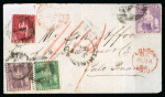 Stamp of Trinidad and Tobago » Trinidad 1863 (Jul 13) envelope sent to Penang; ex Yardley, Hurlock, Burrus, Marriott and "Scarborough"