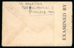 Stamp of Jamaica 1940-44 group of 14 covers from the Canadian forces in Jamaica during WWII