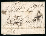 Stamp of Jamaica 1755-1853, group of 11 covers to Great Britain, well written up on exhibit pages, several with maritime markings