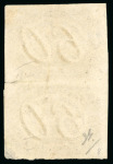 Stamp of Brazil » 1844-46 Slanting Figures 1844-46, "Inclinados" Issue, a very interesting group comprising over 80 stamps