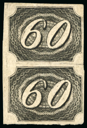 Stamp of Brazil » 1844-46 Slanting Figures 1844-46, "Inclinados" Issue, a very interesting group comprising over 80 stamps