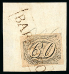 Stamp of Brazil » 1844-46 Slanting Figures 1844-46, "Inclinados" Issue, a very interesting group comprising over 80 stamps