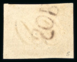 Stamp of Brazil » 1844-46 Slanting Figures 1844-46, "Inclinados" Issue, a very interesting group comprising over 80 stamps
