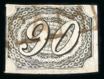 Stamp of Brazil » 1844-46 Slanting Figures 1844-46, "Inclinados" Issue, a very interesting group comprising over 80 stamps