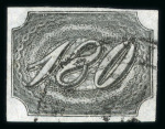 Stamp of Brazil » 1844-46 Slanting Figures 1844-46, "Inclinados" Issue, a very interesting group comprising over 80 stamps