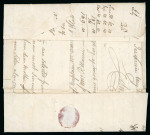 Stamp of Jamaica 1812 (May 17) entire to England with "PAID / TO / ENGLAND" circular cachet