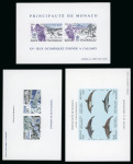 Stamp of Colonies françaises » Monaco 1988-1992, Lot de Monaco avec 6 blocs non dentelés