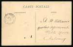Stamp of Colonies françaises » Togo 1915, Carte postale, affranchissement Y&T n°24, coupé