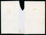 Stamp of Jamaica 1858-59, group of two covers and a large piece with GB stamps used in Jamaica