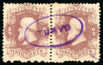 Stamp of Large Lots and Collections Brazil: 1866-83, an interesting "Dom Pedro" assembly of various hundreds