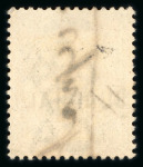 Stamp of Jamaica 1860-1911 Laureated Head collection mounted on 10 pages, incl. several "$" for "S" in "SHILLING" variety used