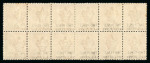 Stamp of Jamaica 1890-91 2 1/2d on 4d specialised collection mounted on 11 pages, identifying the different settings and varieties