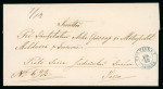 Stamp of Romania » Postal History » Double-circle Datestamps FOLTICENI: Folded letter sheet from Folticeni to Jassy,