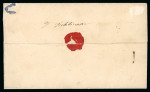 Stamp of Romania » Postal History » Double-circle Datestamps BUCARESTI WALACHEI: 1859 (15.10) Registered stampless
