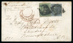 Stamp of India » Postal History in Hyderabad 1857 (Sept 3) Letter Secunderabad to Lauder, Berwickshire,
