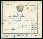 Stamp of Romania » Postal History » Postal Forms 1860 Post Coach Ticket: Booked seat on the Post Coach
