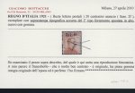 Stamp of Italy » B.L.P. 1921, 20c orange, overprint misplaced to top, n.h.