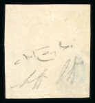 Stamp of Italian States » Sardinia 1851, 5c grey-black, original gum, lightly hinged