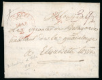 Stamp of Large Lots and Collections 1779-1853, South America pre-stamp postal history of 9