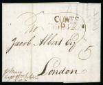 Stamp of British Empire General Collections and Lots 1732-1861, British West Indies group of 24 mostly British West Indies pre-stamp covers