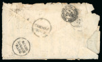 Stamp of Afghanistan 1880 (Oct 2, 3) pair of covers with contents sent from Kandahar shortly after the end of the Second Anglo-Afghan War