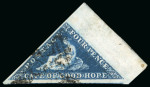 Stamp of Large Lots and Collections Cape of Good Hope: 1853-1864 Cape Triangulars: Attractive