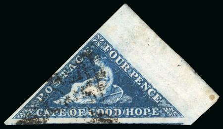 Stamp of Large Lots and Collections Cape of Good Hope: 1853-1864 Cape Triangulars: Attractive