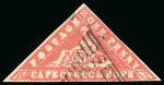 Stamp of Large Lots and Collections Cape of Good Hope: 1853-1864 Cape Triangulars: Attractive