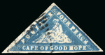 Stamp of Large Lots and Collections Cape of Good Hope: 1853-1864 Cape Triangulars: Attractive
