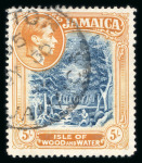 Stamp of Jamaica 1860-1980s, specialised stamp collection in 20+ stockbooks/albums