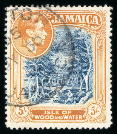 Stamp of Jamaica 1860-1980s, specialised stamp collection in 20+ stockbooks/albums