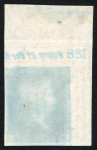 Stamp of Great Britain » 1841 1d Red 1841 1d Red Brown pl.128 imprimatur from the upper left corner of the sheet with plate no. and marginal inscription