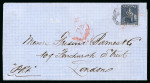Stamp of Trinidad and Tobago » Trinidad 1863 (Apr 7) wrapper to England with 186263 perf.11 1/2, 12 1s bluish slate