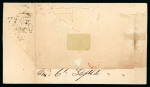 Stamp of Trinidad and Tobago » Trinidad 1873-74 pair of covers incl. 1873 (Jul 25) incoming wrapper from Venezuela with Trinidad 1863-80 1d carmine perf.12 1/2 tied by "D22"