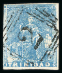 Stamp of Trinidad and Tobago » Trinidad 1852-60 Provisionals group of 16 used stamps plus fifth issue 1d complete mint sheet of 54 and three singles