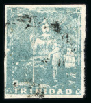 Stamp of Trinidad and Tobago » Trinidad 1852-60 Provisionals group of 16 used stamps plus fifth issue 1d complete mint sheet of 54 and three singles